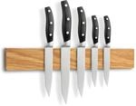 DELUKE Magnetleiste Messer aus Eichenholz KYLO STARKER Magnet 40cm Breite