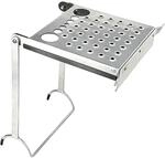 Westfalia Leiter-Stehhilfe mit Werkzeugauflage aus Metall Silber f&uuml;r...