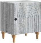 vidaXL Nachttisch Graues Sonoma 43 x 34,5 x 50 cm Holzwerkstoff 894117
