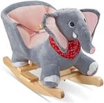 Tectake Schaukeltier Elefant Hochwertiges Design Mit Soundeffekt Solides