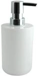 MSV Seifenspender Inagua Polystyrol &Oslash; 7,2 cm x 16 cm Wei&szlig;
