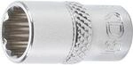 BGS Steckschl&uuml;ssel Einsatz Zw&ouml;lfkant Antrieb Innenvierkant 6 3 Mm 1 4 Zoll SW 9