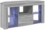 vidaXL Eck-LED-TV-Schrank Graues Sonoma 100 x 40 x 50 cm Holzwerkstoff 889801