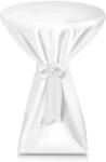 Beautissu Premium Stehtischhusse &oslash; 80cm Wei&szlig;
