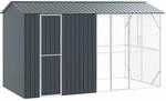 vidaXL Vogelk&auml;fig Anthrazit 430 x 208 x 247 cm Verzinkter Stahl 3325153
