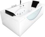 AcquaVapore Whirlpool Pool Badewanne Eckwanne Wanne W81-TH-C 180x90 mit Farblich
