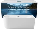 Calmwaters Vorwand-Badewanne Seamless Comfort 160x75cm Komplettset Links...