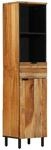 vidaXL Waschbeckenschrank mit Regal Massivholz Akazie 38 x 33 x 160 cm 4017778