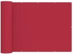 vidaXL Balkon Sichtschutz 200 x 300 cm Stoff mit PU-Beschichtung Rot 42036631