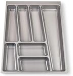 SOTECH ORGA-BOX II Besteckeinsatz 450 mm H&ouml;he 45 mm Silbergrau F&uuml;r Nobilia