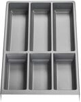SOTECH Besteckeinsatz SEPARADO Individual Silbergrau Genarbt 300 x 474 x 51 mm