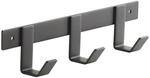 SOTECH Blackline ALBA Hakenleiste Klein 257 mm mit 3 Haken Schwarz...