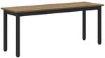 vidaXL Bank Kunsthandwerk Eiche 110 x 35 x 45 cm Holzwerkstoff 892601
