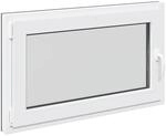 vidaXL Kellerfenster RISOR Anthrazit 100 x 70 cm PVC und Glas 42047295