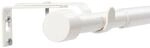 Deco-Raum Gardinenstangen Set Ausziehbar 1-Lauf Kappe Flexa &Oslash; 16/19 mm 70-120cm