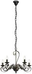 Lindby Kronleuchter Shervan 9639190 Retro Vintage Antik in Braun aus Metall 5-flammig