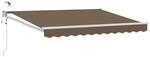 vidaXL Elektrische Ausziehbare Markise Taupe 3425876