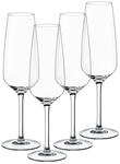 like. by Villeroy & Boch Essential Sekt-/Champagnergl&auml;ser 120 ml 4er Set