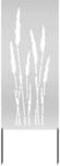 vidaXL Garten Sichtschutz-Leinwand Silber 50 x 140 cm Verzinkter Stahl 876313