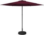 vidaXL Garten-Schirm mit Fu&szlig; 300 x 300 cm Polyester Rechtwinklig 42036235