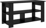 vidaXL TV-St&auml;nder Schwarz Eichen-Optik 100 x 40 x 50 cm 8000389