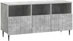 vidaXL TV-Schr&auml;nk Betongrau 102 x 34,5 x 50 cm Holzwerkstoff 894448