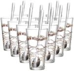 Ritzenhoff & Breker Sana Latte Macchiato Gl&auml;ser mit L&ouml;ffel 370 ml 12er Set