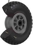 TRUTZHOLM Sackkarrenrad PU Rad 260x85mm 3.00-4 75mm Zentrierte Nabe Durchmesser 20mm