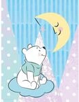 Komar Wandbild Winnie Pooh Moon 30 x 40 cm