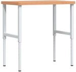 vidaXL Werkbank 100x60x73-99,5 cm Massivholz Buche Rechteckig 3309707