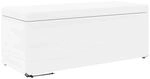 vidaXL Hocker Wei&szlig; 101 x 41 x 40 cm Kunstleder und Engineering Holz 876802