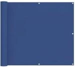 vidaXL Balkonsichtschutz Blau 100 x 400 cm Oxford-Stoff 42030774