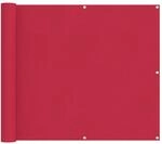 vidaXL Balkonsichtschutz Bordeauxrot 90 x 200 cm Oxford-Stoff 42030892