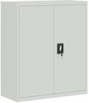 vidaXL Aktenschrank Hellgrau 90x40x105 cm Stahl