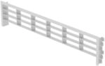 SOTECH L&uuml;ftungsgitter f&uuml;r Sockel 396 x 83 mm Wei&szlig;