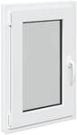 vidaXL Kellerfenster RISOR Wei&szlig; 50 x 75 cm PVC und Glas 42047229