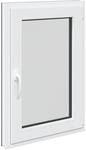 vidaXL Kellerfenster RISOR Anthrazit 60 x 80 cm PVC und Glas 42047315