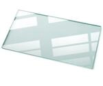 Tulup Tischplatte Transparente Glasplatte Gartentisch 100x50 cm Klare Glastischplatte