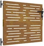 vidaXL Gartentor 85x75 cm Cortenstahl Quadratisches Design 153244