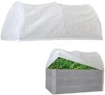 TRUTZHOLM Hochbeetabdeckung 120x80cm Bogenabdeckung Mit Vlies Fr&uuml;hbeetabdeckung
