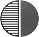 Wiltec 2X Gusseisen Grillrost Und Grillplatte Grill Rost Grillzubeh&ouml;r Bbq...