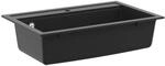 vidaXL Waschbecken Schwarz 795 x 505 mm Granit 42028388