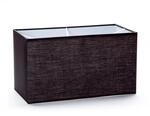 Orion Lightstyle Lampenschirm Rechteckig 32 x 16 x 18 cm Schwarz