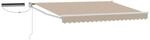 vidaXL Elektrische Ausziehbare Markise Beige 3,5 x 2 m 3419905
