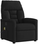 vidaXL Massagesessel Schwarz Stoff 4015554