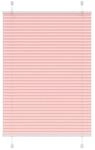 vidaXL Plissee Rosa 85x100 cm Stoffbreite 84,4 cm Polyester 4015429