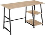 Tectake Schreibtisch Paisley Industrial Style Holz und Stahl 120 x 50 x 73 50 cm