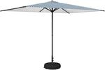 vidaXL Garten-Schirm mit Fu&szlig; 200 x 300 cm Polyester Rechtwinklig 42036212