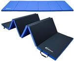 eyepower Gymnastikmatte Klappbar 300 x 100 x 5 cm Blau