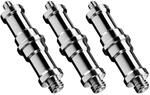Walimex Set 3X Spigot Gewinde Adapter 3/8 Zoll 1/4 Zoll Fotografie Kamera...